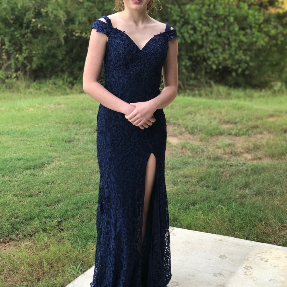 Prom / Homecoming navy dress.